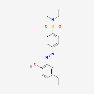 N,N-diethyl-4-[(E)-(5-ethyl-2-hydroxyphenyl)diazenyl]benzenesulfonamide