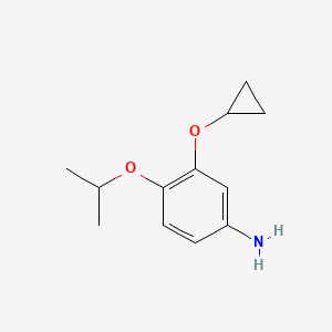 3-Cyclopropoxy-4-isopropoxyaniline