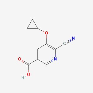 6-Cyano-5-cyclopropoxynicotinic acid