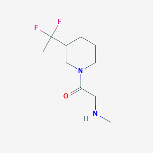 molecular formula C10H18F2N2O B1481130 1-(3-(1,1-Difluoroethyl)piperidin-1-yl)-2-(methylamino)ethan-1-one CAS No. 2092697-73-7