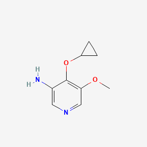 4-Cyclopropoxy-5-methoxypyridin-3-amine