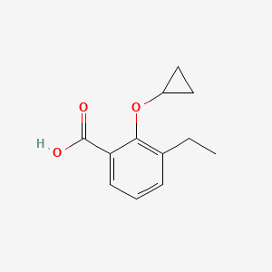 2-Cyclopropoxy-3-ethylbenzoic acid