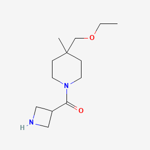 molecular formula C13H24N2O2 B1481133 Azetidin-3-yl(4-(ethoxymethyl)-4-methylpiperidin-1-yl)methanone CAS No. 2098047-89-1