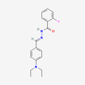 N'-{(E)-[4-(diethylamino)phenyl]methylidene}-2-iodobenzohydrazide