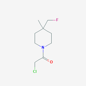 2-Chloro-1-(4-(fluoromethyl)-4-methylpiperidin-1-yl)ethan-1-one