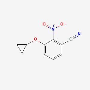 3-Cyclopropoxy-2-nitrobenzonitrile