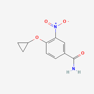 4-Cyclopropoxy-3-nitrobenzamide