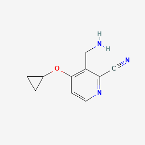 3-(Aminomethyl)-4-cyclopropoxypicolinonitrile