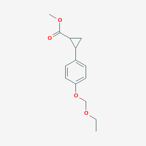 Methyl2-(4-(ethoxymethoxy)phenyl)cyclopropanecarboxylate