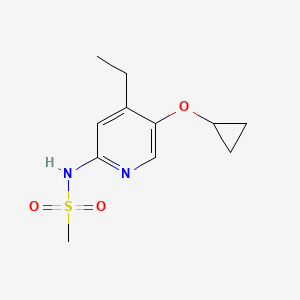 N-(5-Cyclopropoxy-4-ethylpyridin-2-YL)methanesulfonamide