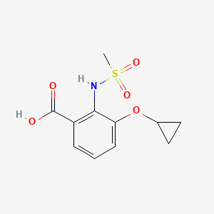 3-Cyclopropoxy-2-(methylsulfonamido)benzoic acid