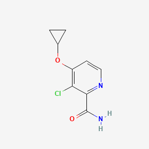 3-Chloro-4-cyclopropoxypicolinamide