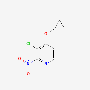 3-Chloro-4-cyclopropoxy-2-nitropyridine