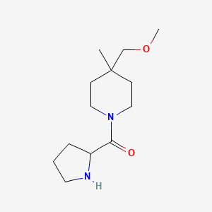 molecular formula C13H24N2O2 B1481154 4-(Methoxymethyl)-4-methyl-1-prolylpiperidine CAS No. 2097944-97-1