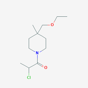 2-Chloro-1-(4-(ethoxymethyl)-4-methylpiperidin-1-yl)propan-1-one