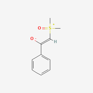 molecular formula C10H12O2S B14811554 2-(Dimethyl (oxo)-|E6-sulfanylidene)-1-phenylethan-1-one 