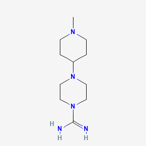 molecular formula C11H23N5 B1481156 4-(1-Methylpiperidin-4-yl)piperazine-1-carboximidamide CAS No. 2098002-37-8