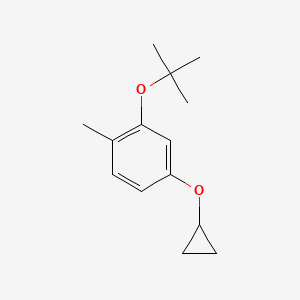 2-Tert-butoxy-4-cyclopropoxy-1-methylbenzene