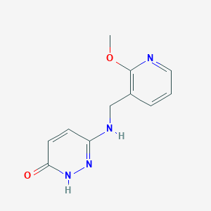 6-(((2-Methoxypyridin-3-yl)methyl)amino)pyridazin-3-ol