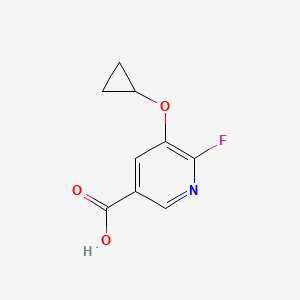 5-Cyclopropoxy-6-fluoronicotinic acid