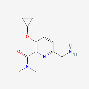 6-(Aminomethyl)-3-cyclopropoxy-N,N-dimethylpicolinamide