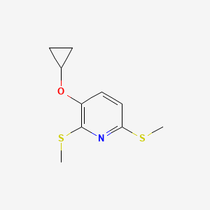 3-Cyclopropoxy-2,6-bis(methylthio)pyridine