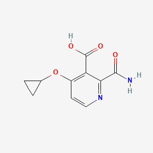 2-Carbamoyl-4-cyclopropoxynicotinic acid