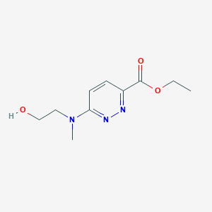 Ethyl 6-((2-hydroxyethyl)(methyl)amino)pyridazine-3-carboxylate