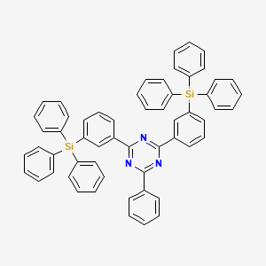 molecular formula C57H43N3Si2 B14811751 2-Phenyl-4,6-bis(3-(triphenylsilyl)phenyl)-1,3,5-triazine CAS No. 2252416-90-1