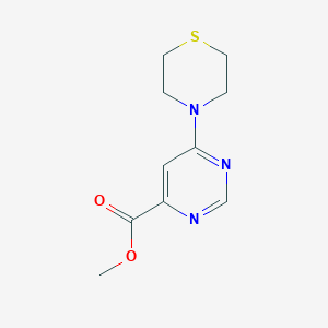 Methyl 6-thiomorpholinopyrimidine-4-carboxylate