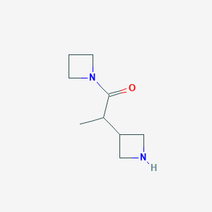 1-(azetidin-1-yl)-2-(azetidin-3-yl)propan-1-one