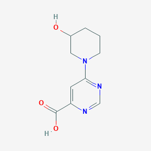 6-(3-Hydroxypiperidin-1-yl)pyrimidine-4-carboxylic acid
