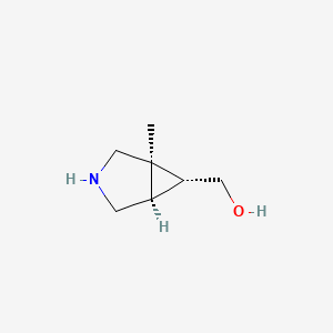 molecular formula C7H13NO B14811876 Rel-((1R,5R,6R)-1-methyl-3-azabicyclo[3.1.0]hexan-6-yl)methanol 