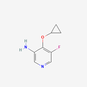 4-Cyclopropoxy-5-fluoropyridin-3-amine