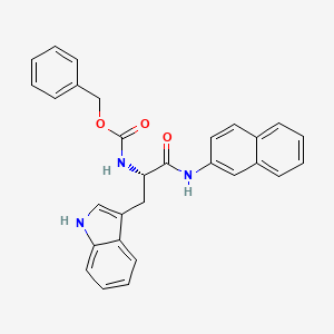 (S)-Benzyl (3-(1H-indol-3-yl)-1-(naphthalen-2-ylamino)-1-oxopropan-2-yl)carbamate