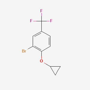 2-Bromo-1-cyclopropoxy-4-(trifluoromethyl)benzene