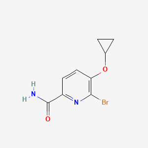 6-Bromo-5-cyclopropoxypicolinamide