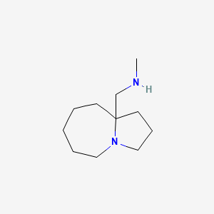 1-(hexahydro-1H-pyrrolo[1,2-a]azepin-9a(5H)-yl)-N-methylmethanamine