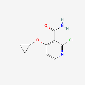 2-Chloro-4-cyclopropoxynicotinamide