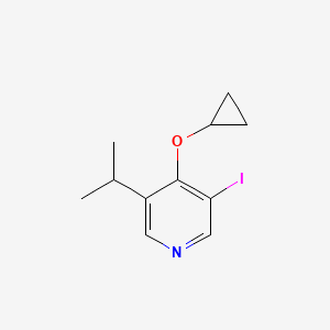 4-Cyclopropoxy-3-iodo-5-isopropylpyridine