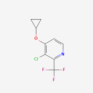 3-Chloro-4-cyclopropoxy-2-(trifluoromethyl)pyridine