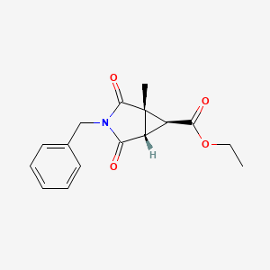 Rel-ethyl (1S,5S,6S)-3-benzyl-1-methyl-2,4-dioxo-3-azabicyclo[3.1.0]hexane-6-carboxylate