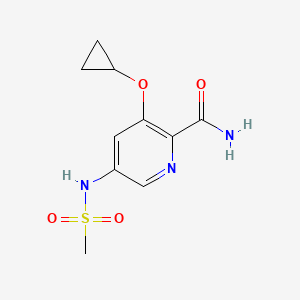 3-Cyclopropoxy-5-(methylsulfonamido)picolinamide