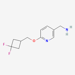 (6-((3,3-Difluorocyclobutyl)methoxy)pyridin-3-yl)methanamine