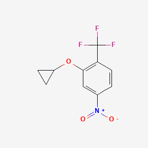 2-Cyclopropoxy-4-nitro-1-(trifluoromethyl)benzene