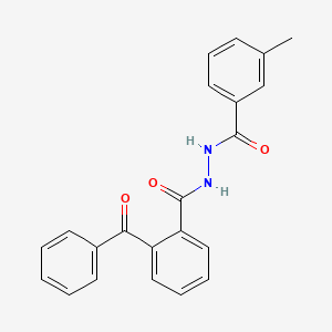 N'-[(3-methylphenyl)carbonyl]-2-(phenylcarbonyl)benzohydrazide