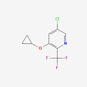 5-Chloro-3-cyclopropoxy-2-(trifluoromethyl)pyridine