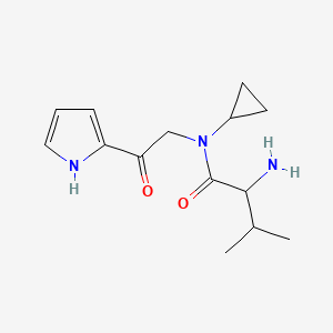 2-amino-N-cyclopropyl-3-methyl-N-[2-oxo-2-(1H-pyrrol-2-yl)ethyl]butanamide