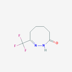 (E)-8-(Trifluoromethyl)-4,5,6,7-tetrahydro-1,2-diazocin-3(2H)-one