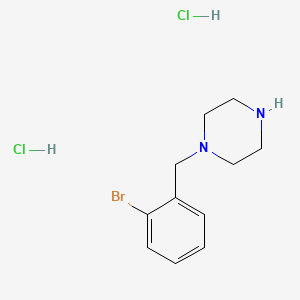 molecular formula C11H17BrCl2N2 B14812133 1-(2-Bromobenzyl)piperazine 2HCl 